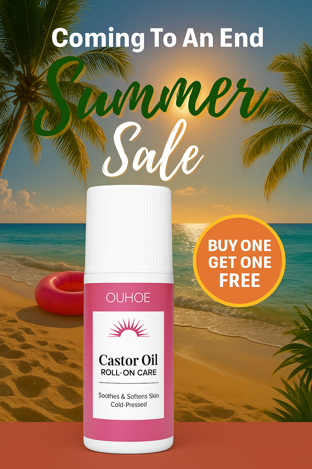 Natural Castor Oil Roll-On